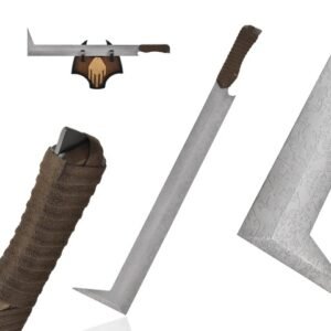 The Lord of the Rings Saber Sword - 1 3kg Uruk Hai Etched Style, 81 cm 440SS
