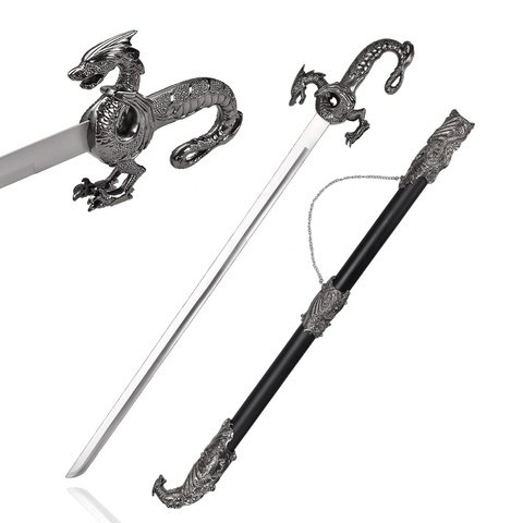 93cm-Fantasy-440ss-Blade-Weapon-Replica-Chinese.jpg_480x480.jpg Fantasy Cosplay Cosplay Sword - Fantasy Chinese Dragon Steel Style, 93 cm 440SS - Image 1