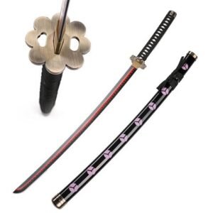 One Piece Katana Sword - Roronoa Zoro Shusui Style Made Style, 104 cm Wood