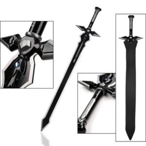 Sword Art Online Cosplay Sword - Kirito Dark Repulsor Black Style