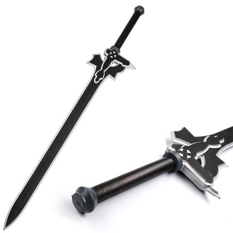 Anime-Sword-Art-Online-Foam-Cosplay-Prop.jpg_480x480.jpg Sword Art Online Cosplay Sword - Kirito Style, PU Foam - Ref 541139