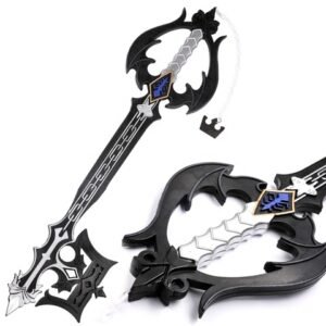Kingdom Hearts Cosplay Weapon Prop - Black Sora Oblivion Keyblade Style, PU Foam