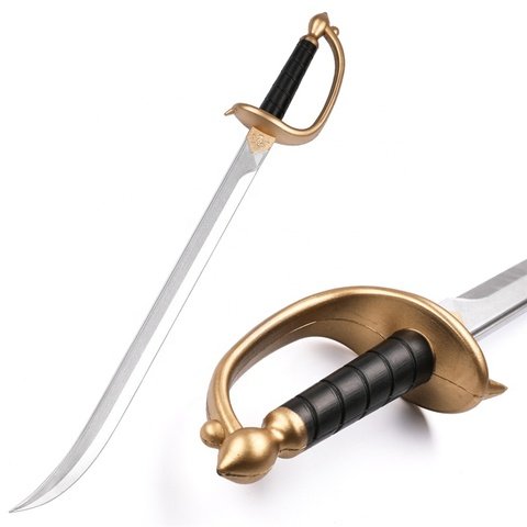 Cheap-Cool-Caribbean-Pirates-Kids-Foam-Toy.jpg_480x480.jpg Fantasy Cosplay Cosplay Sword - Cool Caribbean Pirates Style, PU Foam