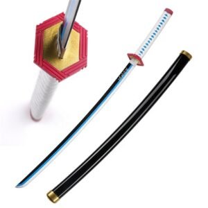 Demon Slayer Cosplay Sword - Giyu Tomioka Style, Wood