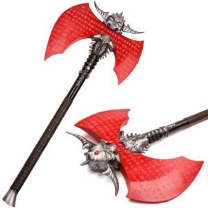 Doom Eternal Cosplay Axe - Marauder Fiber Glass Argent Style