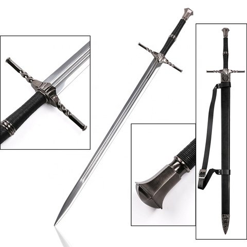 For-3-Wild-Hunt-Geralt-of-Rivia.jpg_480x480.jpg The Witcher Long Sword - 3 Wild Hunt Geralt Rivia Style, Zinc Alloy - Image 1