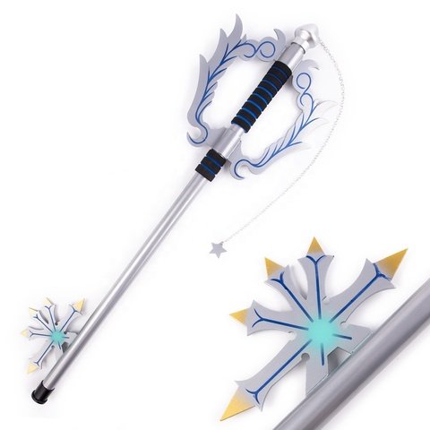 Full-Metal-Kingdom-Hearts-Sora-Weapon-Replica.jpg_480x480.jpg Kingdom Hearts Cosplay Sword - Full Sora Oathkeeper Keyblade Style