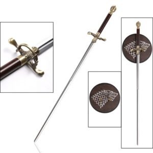 Game of Thrones Cosplay Sword - Arya Stark Needle Plaque Style, Wood