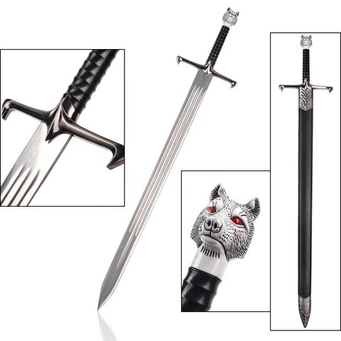 Game-of-Thrones-Book-Version-Jon-Snow.jpg_480x480.jpg Game of Thrones Cosplay Sword - Book Version Jon Snow Longclaw Style, Wood