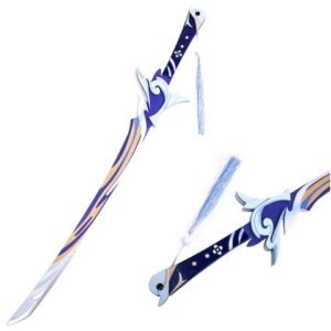 Genshin Impact Katana Sword - Kamisato Ayato Bamboo Style, Wood
