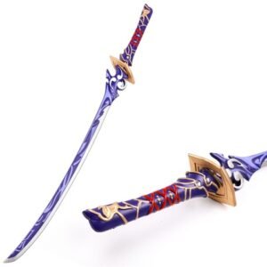Genshin Impact Katana Sword - Raiden Shogun Baal Style, PU Foam - Ref 334220