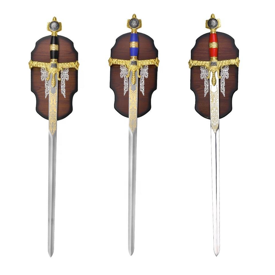 H06d3043fbb664ece9bf572ef23069eff0.jpg_960x960q80.jpg Medieval European Style 46in Unsharpened Decorative Medieval Sword