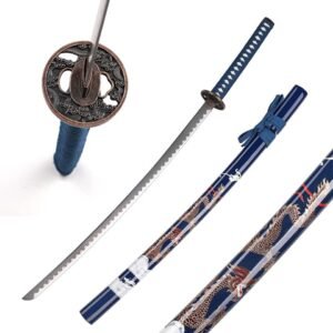 Japanese Samurai Style 102cm Unsharpened Katana with Sheath - Ref 944735