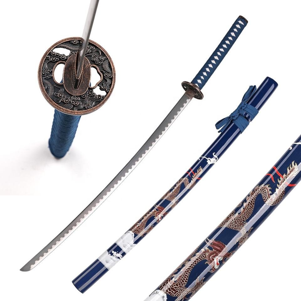 H0867161e213f4393b5c1ae7366669308s.jpg_960x960q80.jpg Japanese Samurai Style 102cm Unsharpened Katana with Sheath - Ref 944735