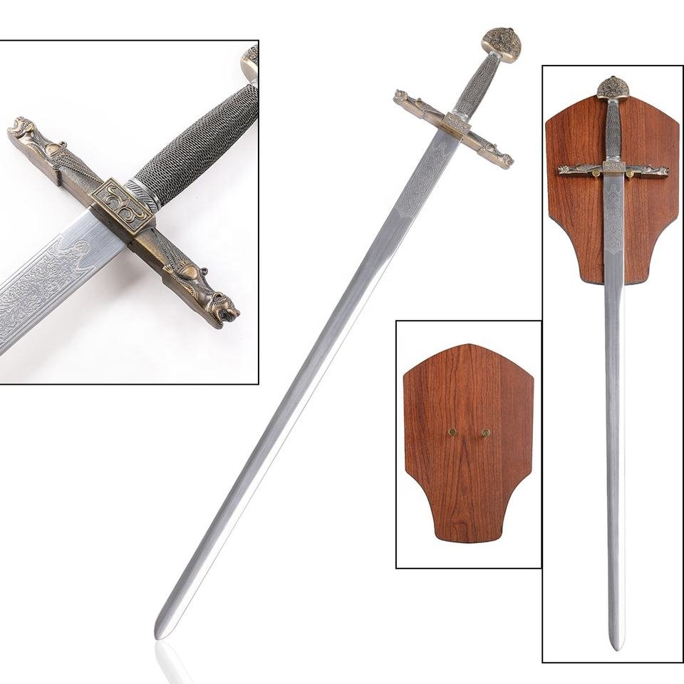 H32efbe4d53704c07a2f97d09b804230aj.jpg_960x960q80.jpg Charlemagne Style Unsharpened Decorative Medieval Sword