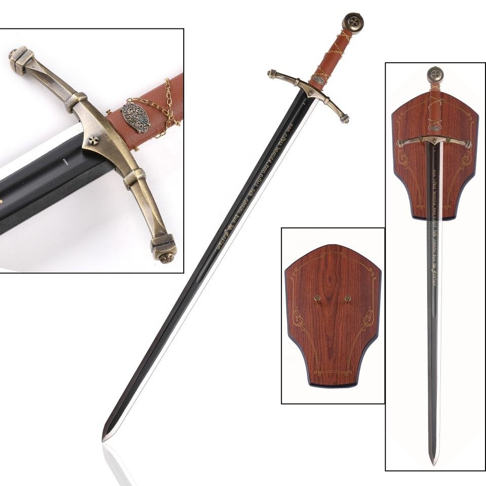 H3ea228fc31ef48eaafa81d989ad627a4p.jpg_960x960q80.jpg Crusader Knight Style Unsharpened Decorative Medieval Sword