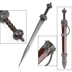 Roman Gladiator Style Unsharpened Decorative Medieval Sword