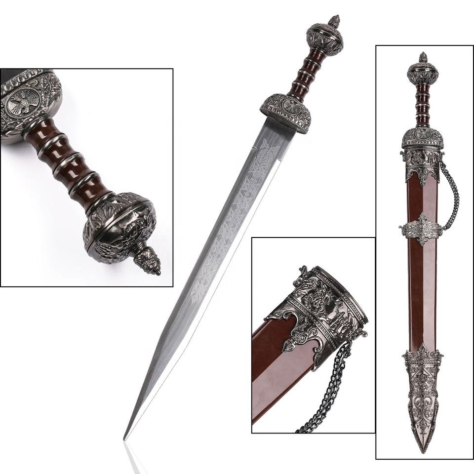 H564e20f0657d497dbab3980fff759c57N.jpg_960x960q80.jpg Roman Gladiator Style Unsharpened Decorative Medieval Sword