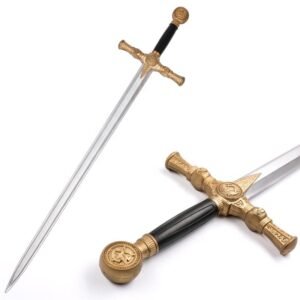 Fantasy Cosplay Cosplay Sword - Medieval Masonic Knight Broad Style, PU Foam