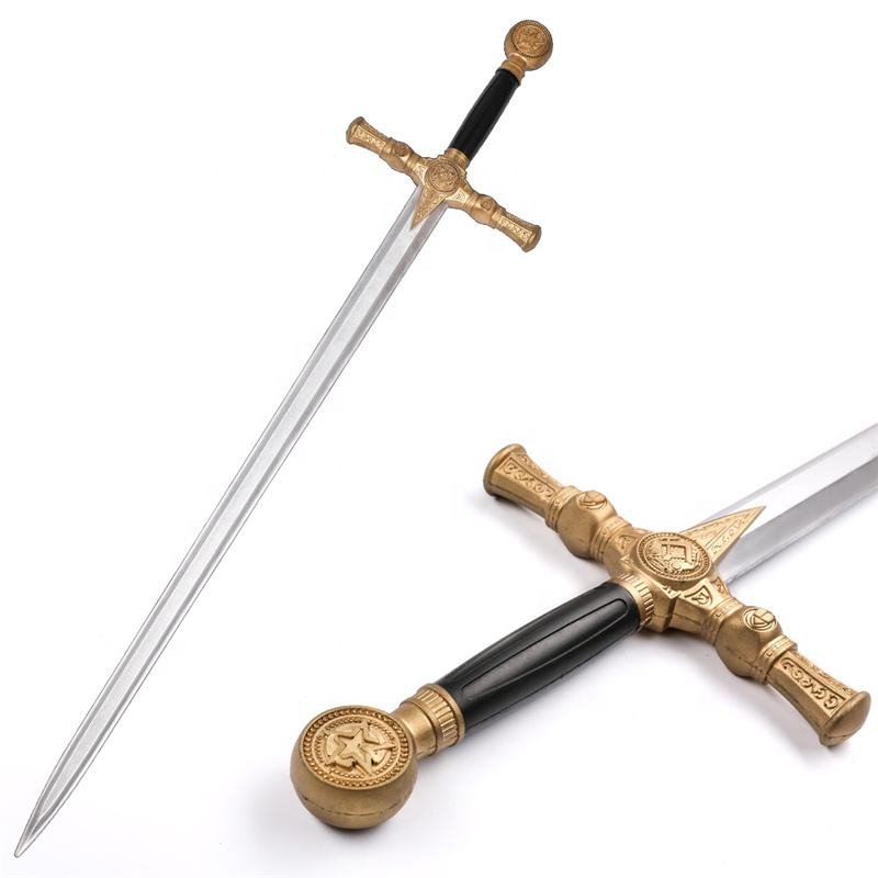 H7feedd4ce6174dc08c12c532c37def50y.jpg_960x960q80.jpg Fantasy Cosplay Cosplay Sword - Medieval Masonic Knight Broad Style, PU Foam