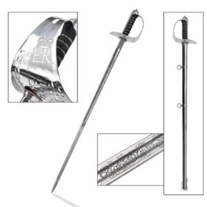 British Military Style Unsharpened Ceremonial Sword with Sheath