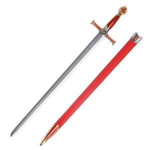 Crusader Knight Style 85cm Unsharpened Decorative Medieval Sword