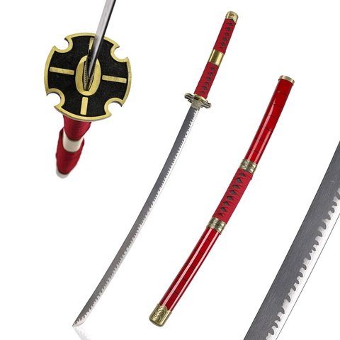 Japanese-Anime-One-Piece-Sandai-Kitetsu-Roronoa.jpg_480x480.jpg One Piece Katana Sword - Sandai Kitetsu Roronoa Zoro Style, 104 cm - Image 1