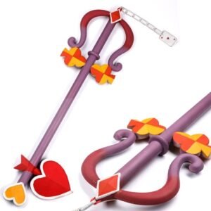 Kingdom Hearts Cosplay Weapon Prop - Sora Lady Luck Keyblade Style, PU Foam