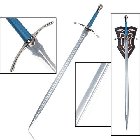 LOTR-the-Hobbit-Gandalf-Glamdring-Sword-Zinc.jpg_480x480.jpg The Lord of the Rings Cosplay Sword - Gandalf Glamdring Style, 46.5 in Zinc Alloy - Image 1