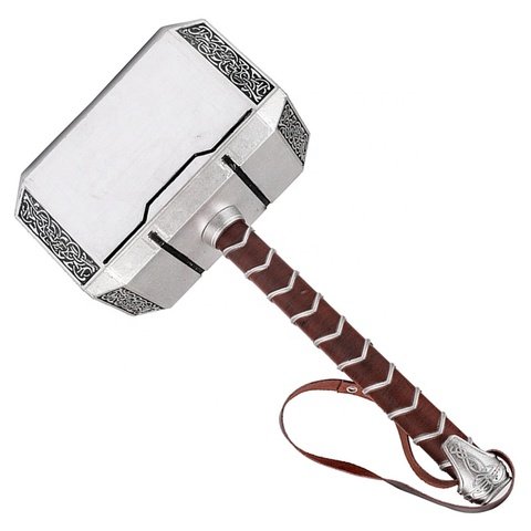 Marvel-Prop-Mjolnir-PU-Foam-Thor-Hammer.jpg_480x480.jpg Marvel Cosplay Hammer - Thor Style, PU Foam - Ref 699483