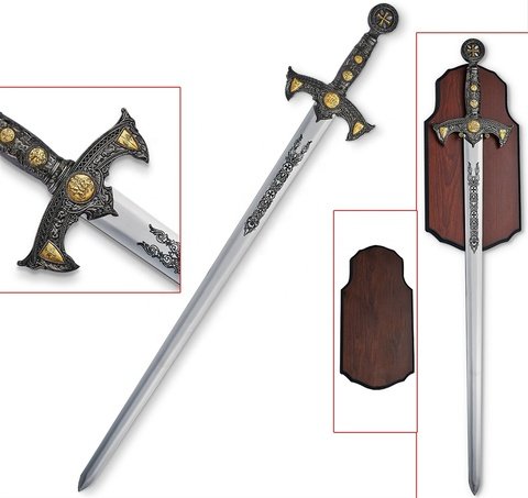 Medieval-European-Weapon-Replica-Knights-Templar-Sword.jpg_480x480.jpg Fantasy Cosplay Cosplay Sword - Medieval European Knights Templar Style