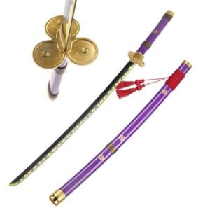 One Piece Cosplay Sword - Zoro Purple Enma Style, Wood
