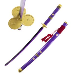 One Piece Katana Sword - Samurai Roronoa Zoro Purple Enma Style