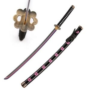 One Piece Katana Sword - Roronoa Zoro Bamboo Shusui Style, Wood