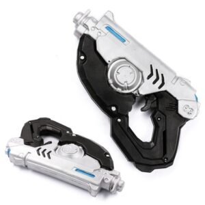 Overwatch Cosplay Gun Prop - Silver Tracer Style, PU Foam