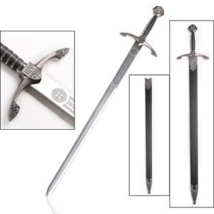Fantasy Cosplay Cosplay Sword - Silver European Medieval Black Prince Style