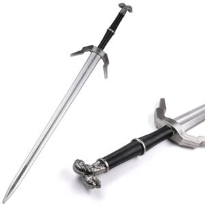 The Witcher Cosplay Sword - III Wild Hunt Rubber Geralt Style, PU Foam