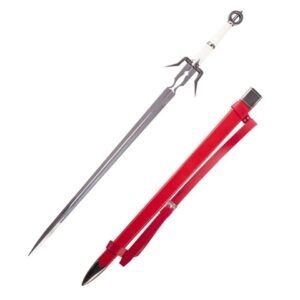 The Witcher Cosplay Sword - Ciri Zireael Red Long Silver Style