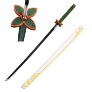 Fantasy Cosplay Katana Sword - Damon Slayer Style, 104 cm PU Foam