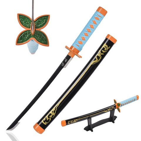 Wholesale-45cm-Japanese-Anime-Demon-Slayer-Nichirin.jpg_480x480.jpg Demon Slayer Katana Sword - Shinobu Kocho Original Style, 45 cm Plastic - Image 1