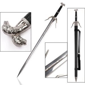 The Witcher Cosplay Sword - Geralt Rivia Silver Style