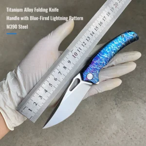 CNC Newly Designed EDC Pocket Knife in 2026 Is Suitable for Outdoor Camping M390 Stainless Steel Come with a Safety Lock - product view 2