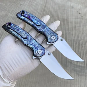 2026 New Design CNC Pocket Knife High Quality Folding Pocket Knife With Titanium Alloy Handle and M390 Stainless Steel - product view 4
