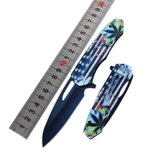 New Desgin 3D PrintingStainless Steel Handle Hunting Folding Knife Good Quality Survival Knife 3cr13 Stainless Steel - product view 2