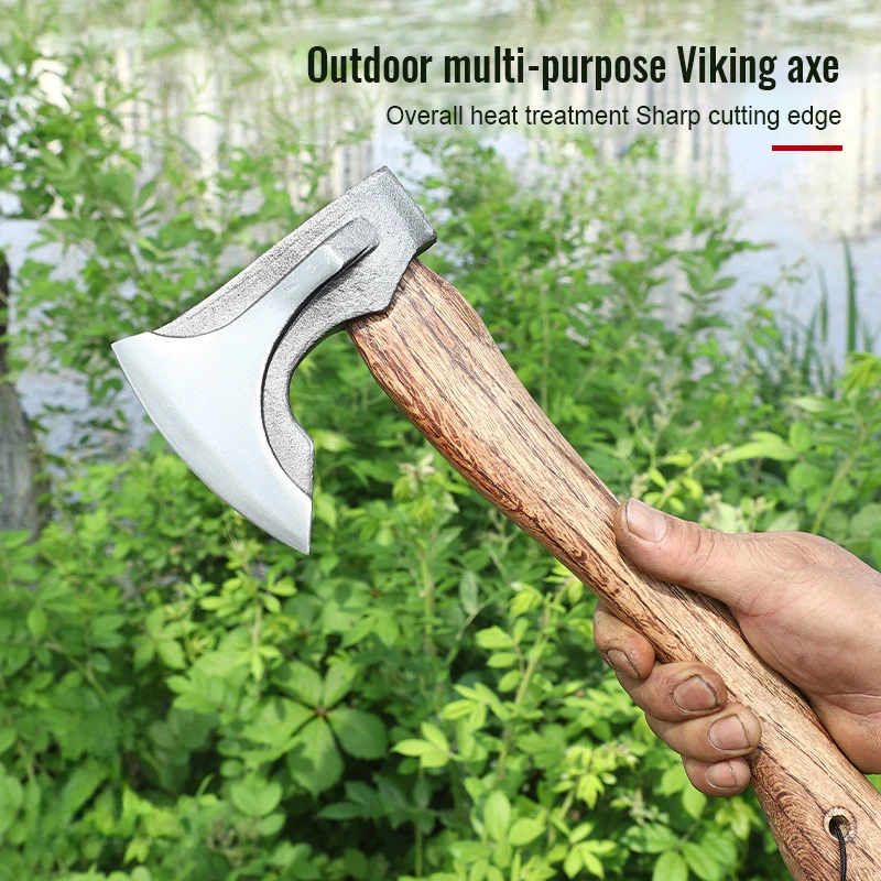 2026 New Outdoor Hand Tools High Quality Axe #65 Manganese Steel with Wood Handle for Camping product view 2
