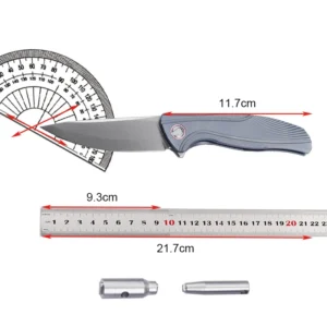 2026 New Design CNC M390 Steel Outdoor Folding Knife Stone Wash with TC4 Titanium Alloy Handle for Easy to Carry - product view 4