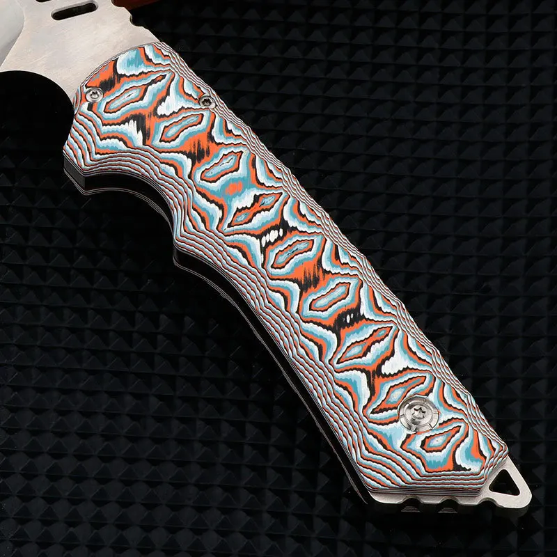 New Design CNC D2 Stainless Steel Outdoor Fixed Blade Knife with Nylon Handle and k Sheath for Camping - product view 4