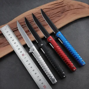 Factory Wholesale Outdoor EDC 3cr13 Stainless Steel Klinge Pocket Knife Stainless Steel Handle Folding Camping Knife - product view 3