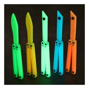 2026 New Hot Selling Night Light Outdoor Butterfly Training Tool Folding Safety Portable Plastic Beginner Training Tool