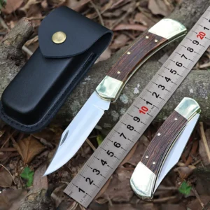 Hot Selling Folding Pocket Knife Camping Knife with Wood Handle Survival Knife - product view 2